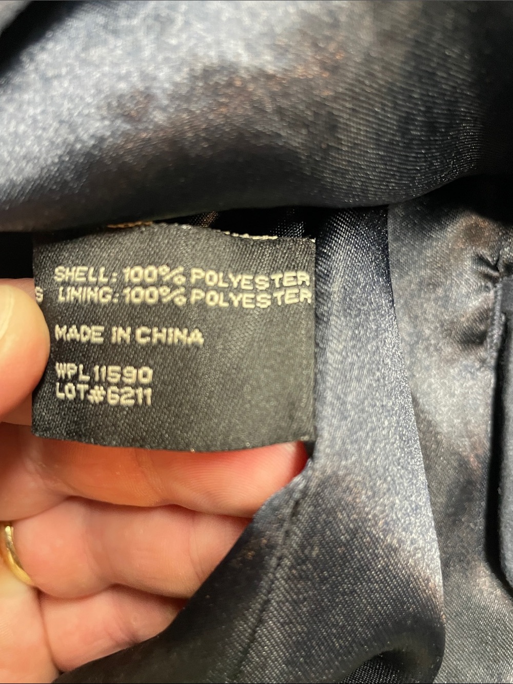 Weatherproof Navy Fall Jacket - Picture 10 of 10